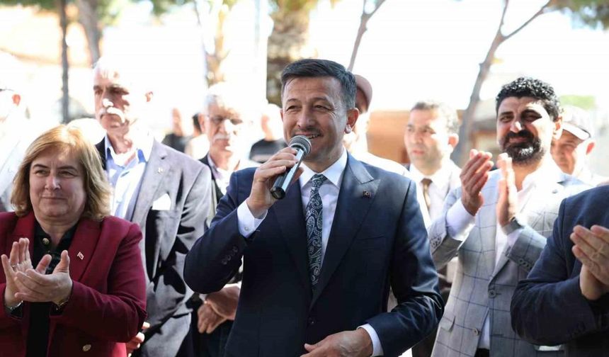 Ak parti Hamza Dağ: "Arıtma tesisi, tarımsal sulamada kullanılacak"