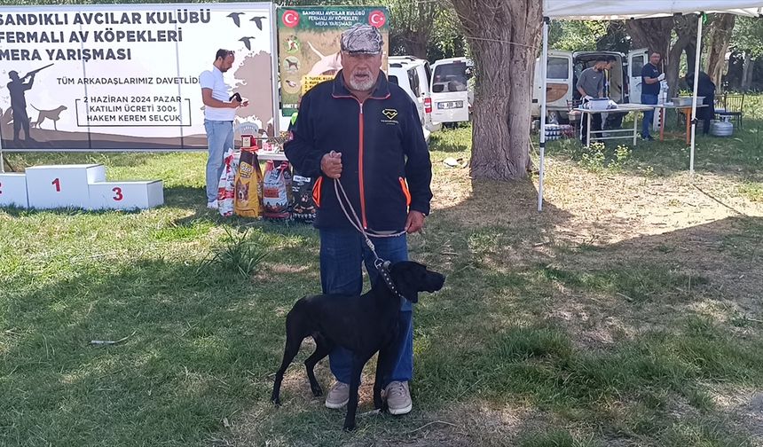 Afyonkarahisar'da Av Köpekleri Mera Yarışması düzenlendi