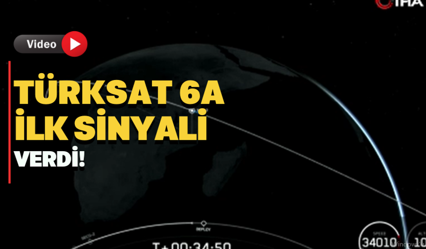 Yerli ve milli haberleşme uydusu Türksat 6A’dan ilk sinyal geldi