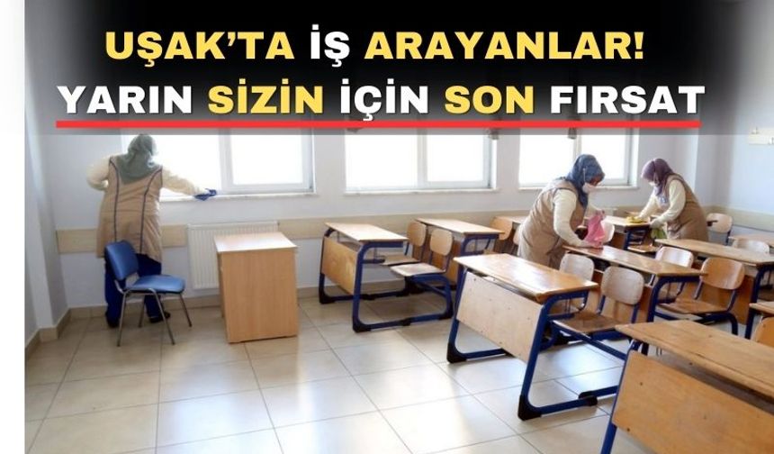 Uşak Milli Eğitim Müdürlüğü 113 kişi işe alacak