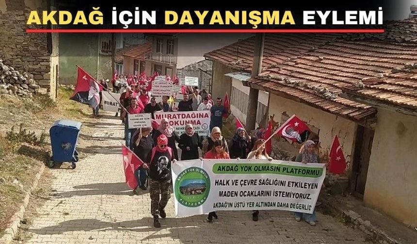 Uşaklı çevrecilerden Akdağ köylülerine destek