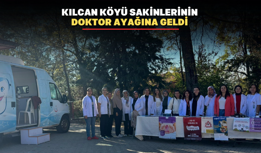 Uşak'ta günlerden: Kılcan köyünde halk sağlığı