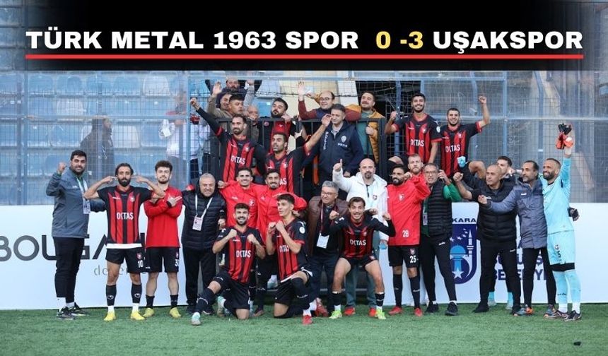 Uşakspor Ankara’dan metali bükerek geliyor