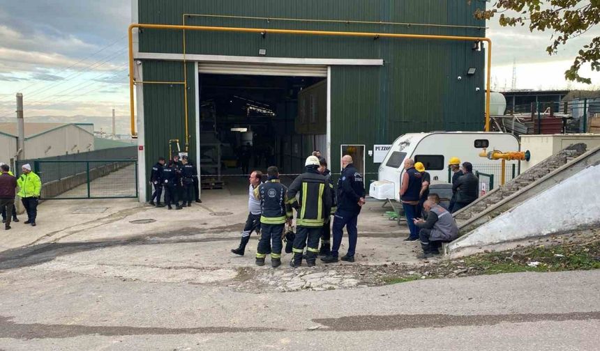 Geri dönüşüm tesisinde patlama: 1 ölü, 1 yaralı