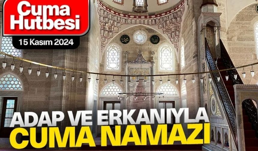 Uşak camilerinde Âdâb ve Erkânıyla Cuma Namazı" anlatılacak