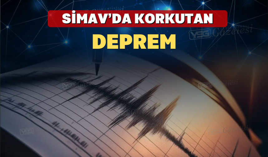 Kütahya’nın Simav ilçesinde 4 büyüklüğünde deprem