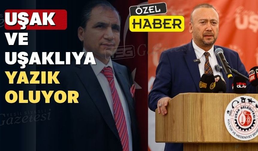 Uşak’ın vekili ve başkanı anlaşamıyor Uşak halkına yazık oluyor