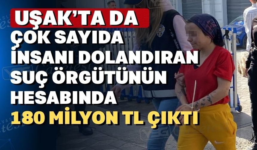 Uşak’ta sahte araç kiralayan suç örgütü 52 kişi tutuklandı