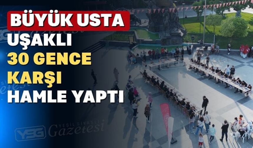 Uşak ‘ta Simultane Satranç Gösterisine ‘Büyük Usta’ katıldı