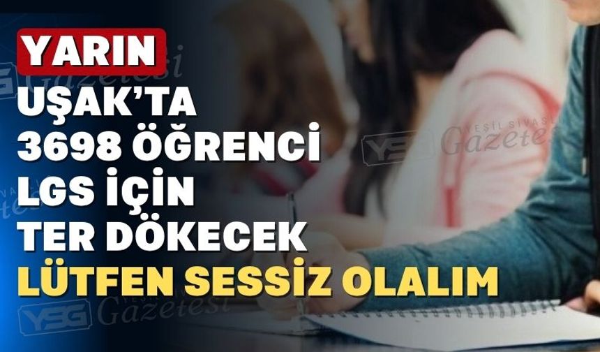 Vali Aktaş LGS’ye girecek öğrencilere moral verdi