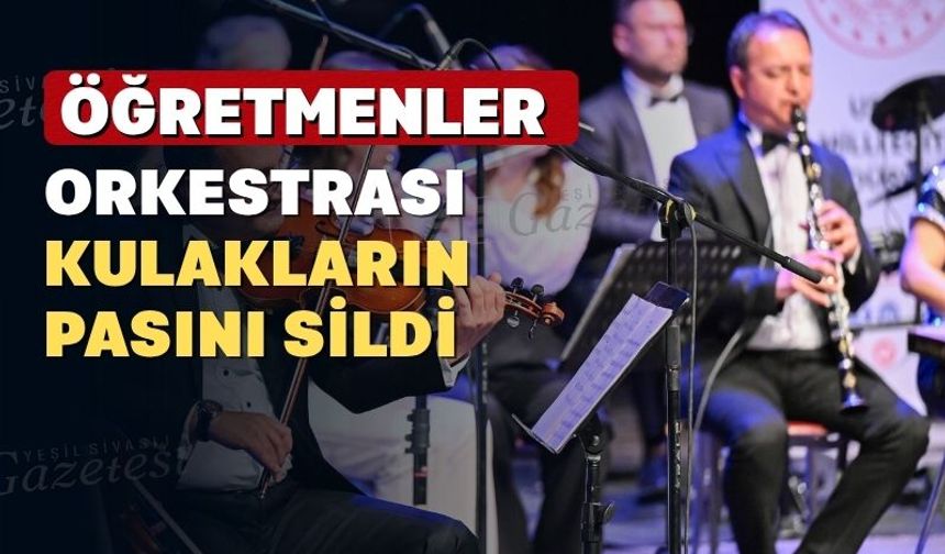 Öğretmenlerin oluşturduğu ‘Uşak Maarif Orkestrası’ ilk konserini verdi