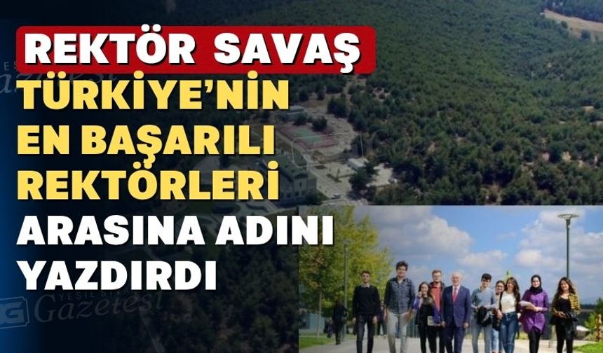 Rektör Savaş, Uşak’ın gururu oldu