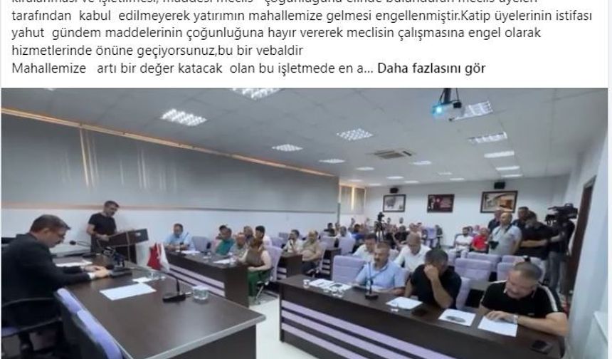 Belediye meclisinde ’pomza ocağı’ tartışması