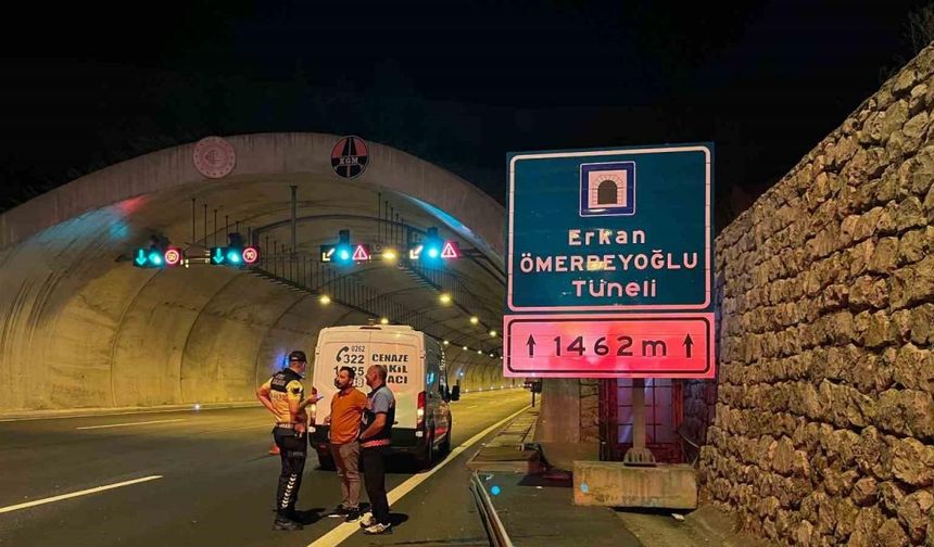 Kuzey Marmara Otoyolu’nda otomobilin çarptığı yaya hayatını kaybetti