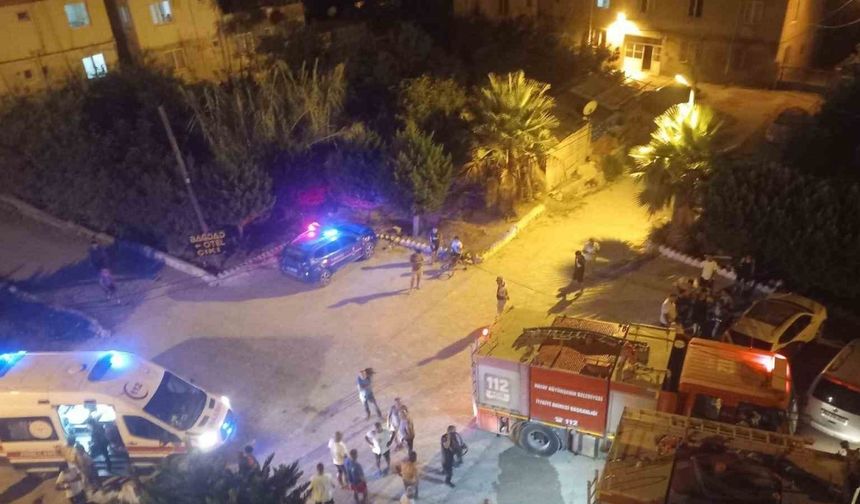Otelde çıkan yangın dumanından etkilenen 11 kişi hastaneye kaldırıldı