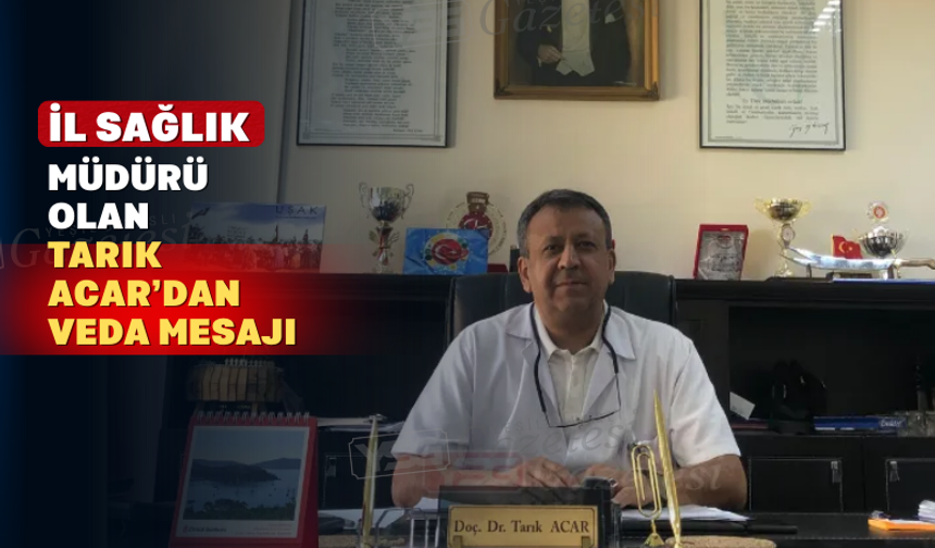 Yeni Müdür Acar’dan Duygu Dolu Mesaj “Geride Güçlü Bir Ekip, Büyük Bir Aile Bırakıyorum”
