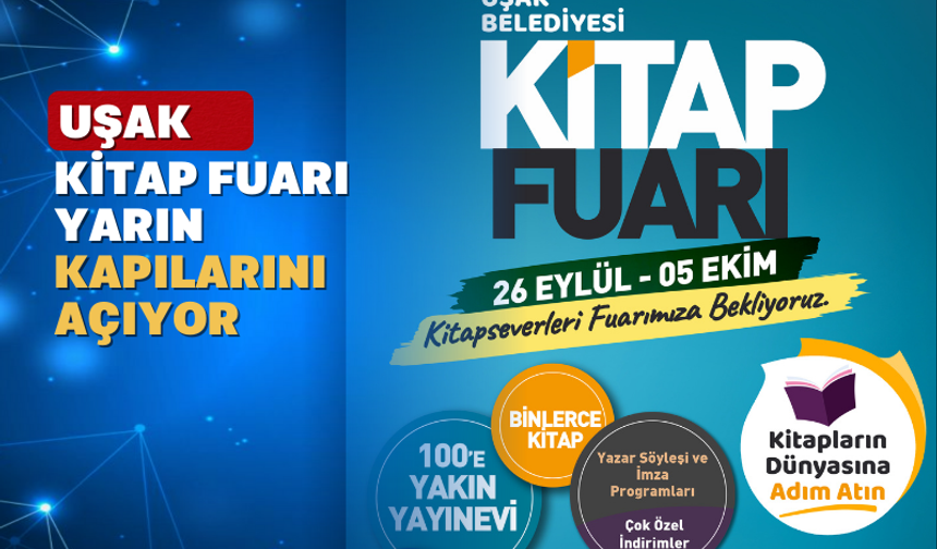 Uşak Kitap Fuarı Başlıyor