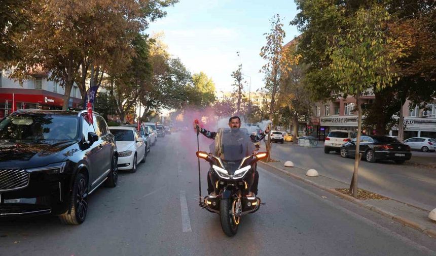 Motosikletle umre yolculuğu