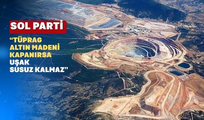 SOL Parti Uşak İl Örgütü Susuzluğa Çare Önerdi