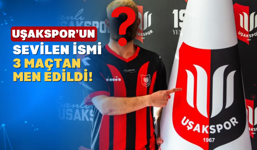 Uşakspor'da Kural Dışı Hareket Ceza Getirdi