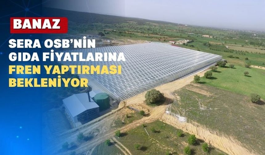 Uşak-Banaz Sera OSB İçin Çalışmalar Hızlandırıldı