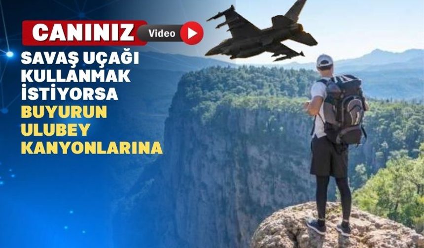 F-16 Uçurmak isteyenler Uşak’ın Ulubey İlçesine Gelsin