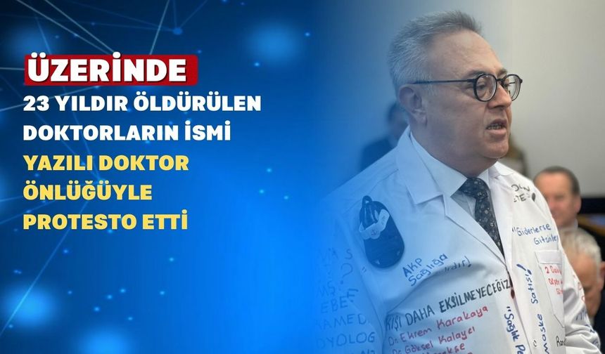 Uşak’ın Doktor Vekilinden Doktor Önlüklü Protesto