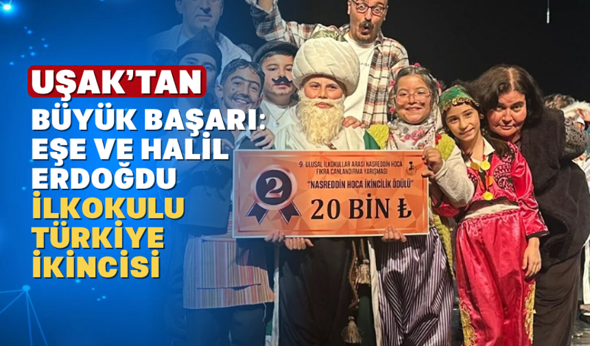 Eşe ve Halil Erdoğdu İlkokulu Türkiye İkincisi Oldu