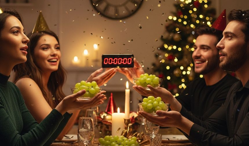 Yılbaşında Şans Getiren 12 Üzüm Ritüeli Nedir? Nasıl Yapılır?
