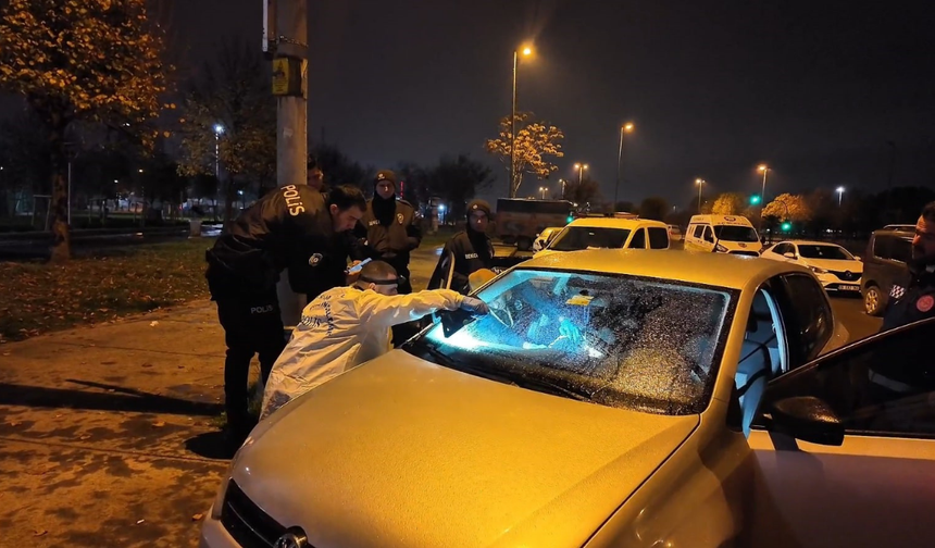 Polisin GBT yapmak için durdurduğu araçtan ces*t çıktı