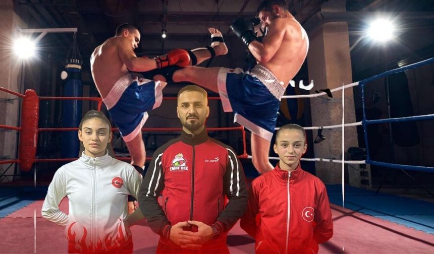 Uşak/Eşmeli Kicbokscular Milli Takım Yolunda