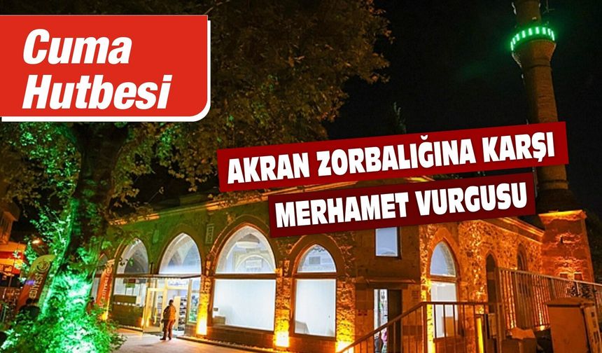 Bu Hafta Cuma Hutbesinde  "Gençler Arasında Yükselen Tehlike" Vurgulanacak
