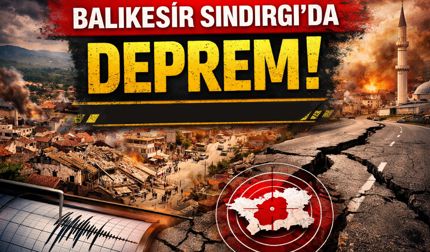 Balıkesir’de 3.1 Büyüklüğünde Deprem