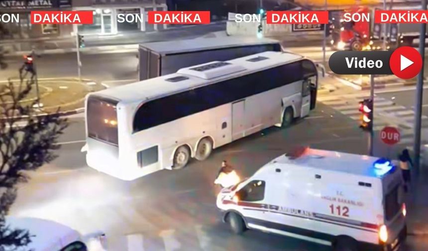 Uşak’ta işçi servisi kamyon ve yolcu otobüsü çarpıştı