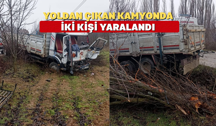 Uşak Ahat-Kaylı köy yolunda korkutan kaza