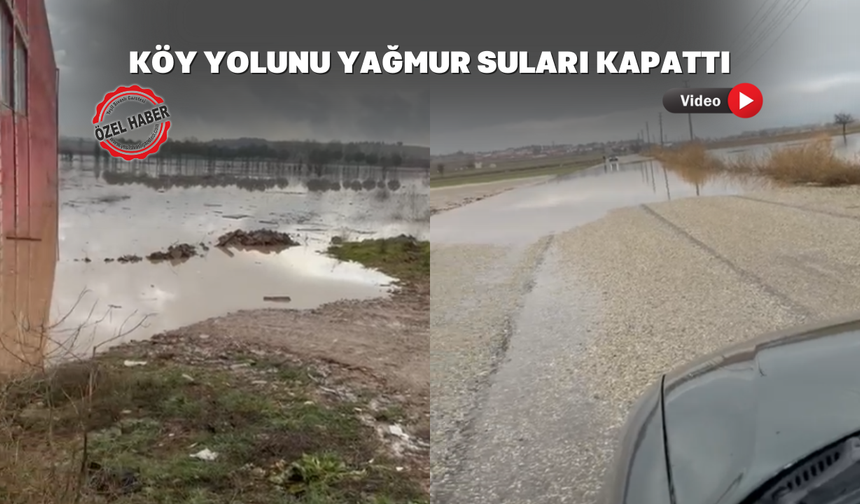 Uşak’ta dereler taştı 'Çanlı' sular altında kaldı