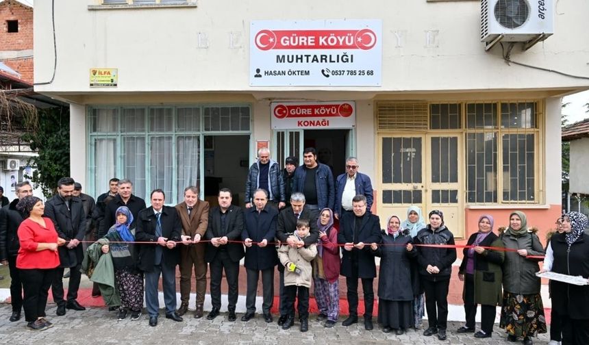 Uşak’ın Güre köyünde konak açılışı vardı