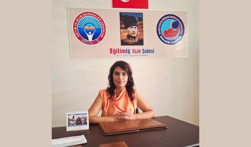 Birleşik Kamu iş Uşak İl Başkanı Nermin Büyükdumlu’dan cevap