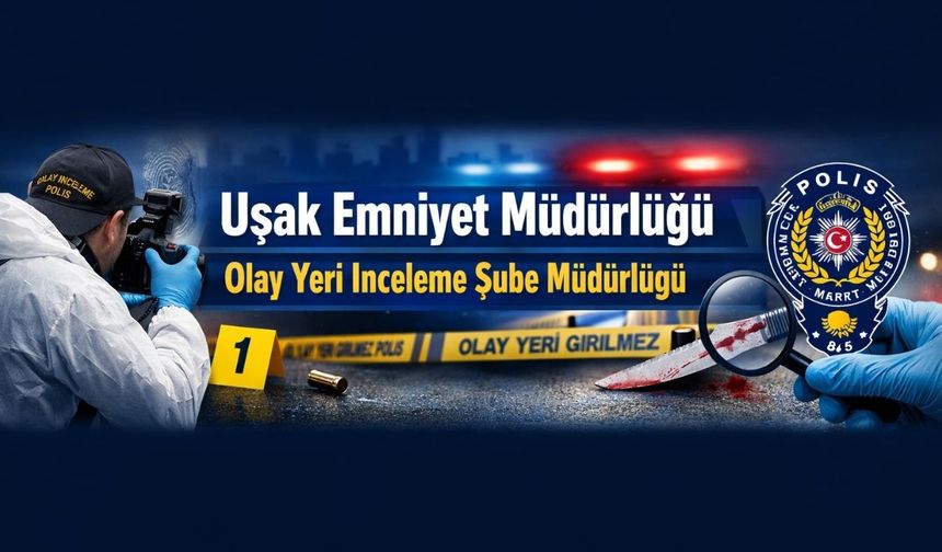 Uşak Olay Yeri İnceleme Şube Müdürlüğü Türkiye 1. oldu