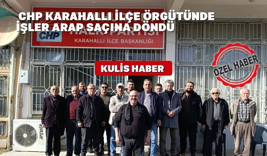 Uşak’ın Karahallı ilçesinde CHP’de sular durulmuyor