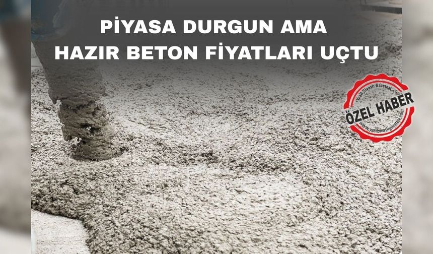 Uşaklı müteahhitler hazır beton zammı karşında şaşırdılar