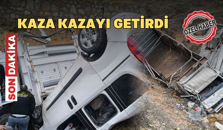 Uşak’ta kaza kazayı getirdi çok sayıda kişi yaralandı