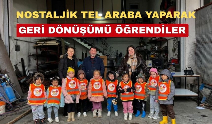 Uşak’ın Eşme ilçesinde nostaljik geri dönüşüm eğitimi