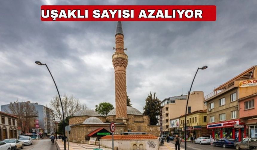 Uşak nüfusu her yıl biraz daha azalıyor
