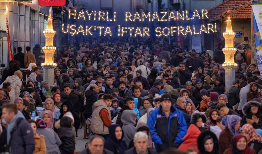 Uşak'ta İlk Sahur ve İlk İftar Saatleri Belli Oldu