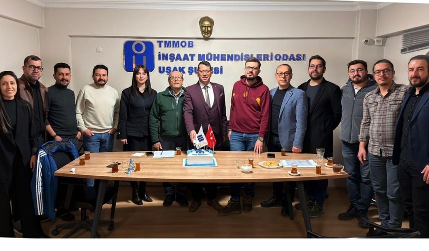 Uşak İMO yönetim kurulu görev bölümü yaptı