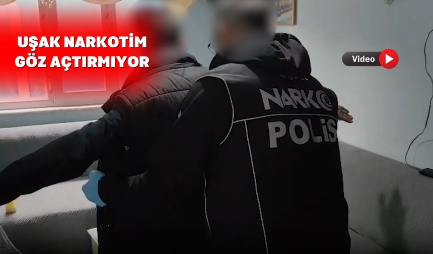 Uşak'ta Yasaklı Madde Operasyonu: 8 Kişi Tutuklandı