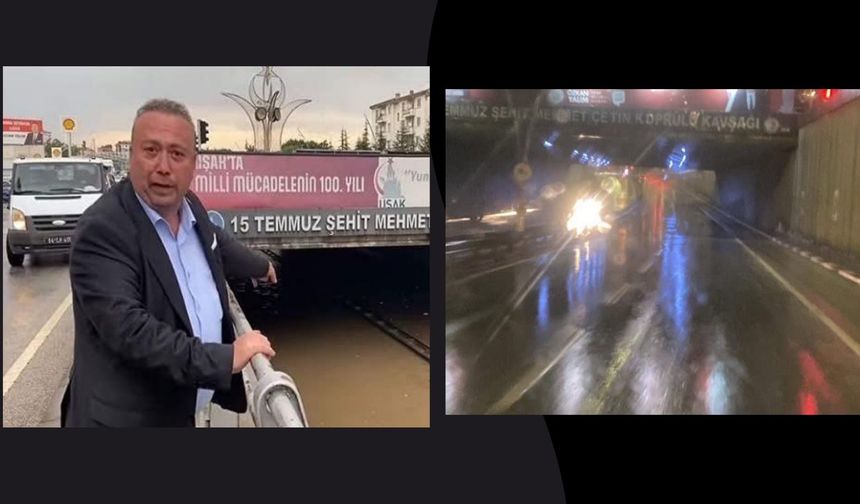 Uşak Selçuklu Köprülü Kavşağı’nda Su Baskını Sorunu Tarihe Karıştı