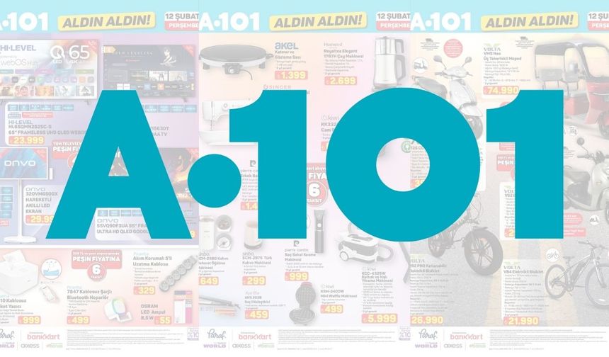 A101 Perşembe İndirim Kataloğu