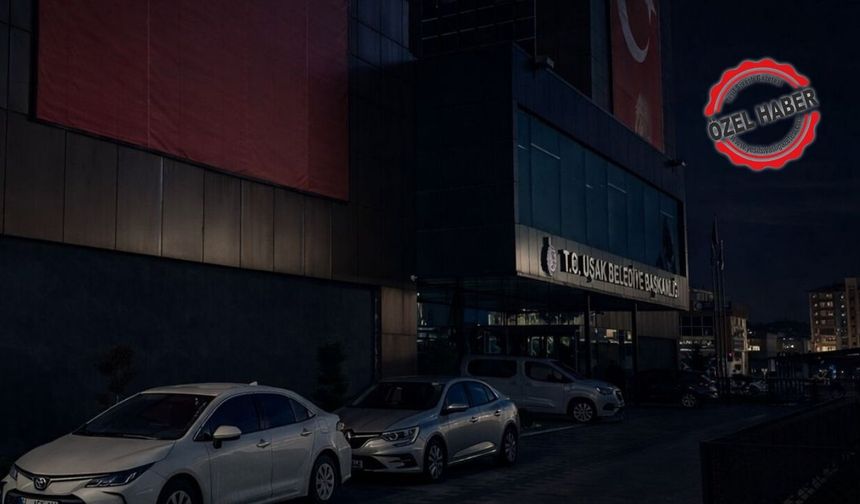 Uşak Belediyesi’nde Gece Araması